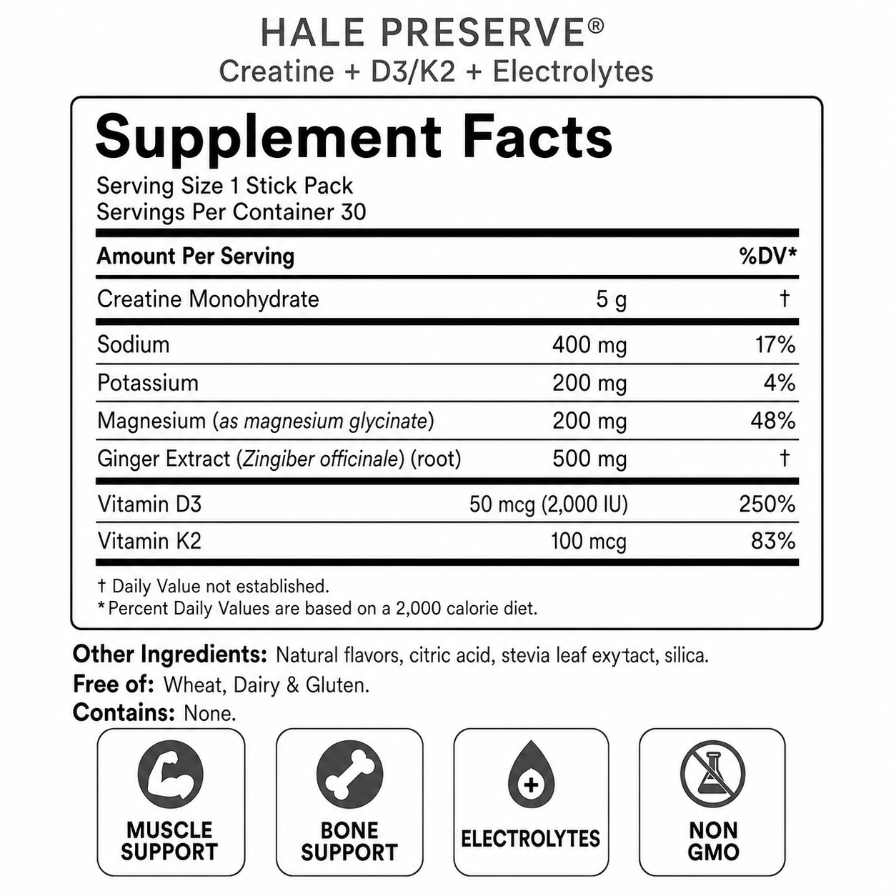 Hale Preserve  (30 Day Supply)