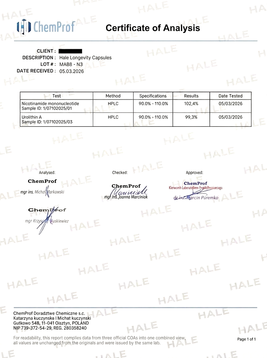 Lab-Tested Proof of Purity & Safety